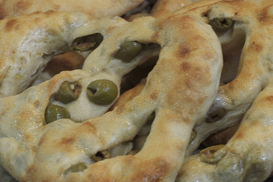 Fougasse — the flat, slashed bread of the south.